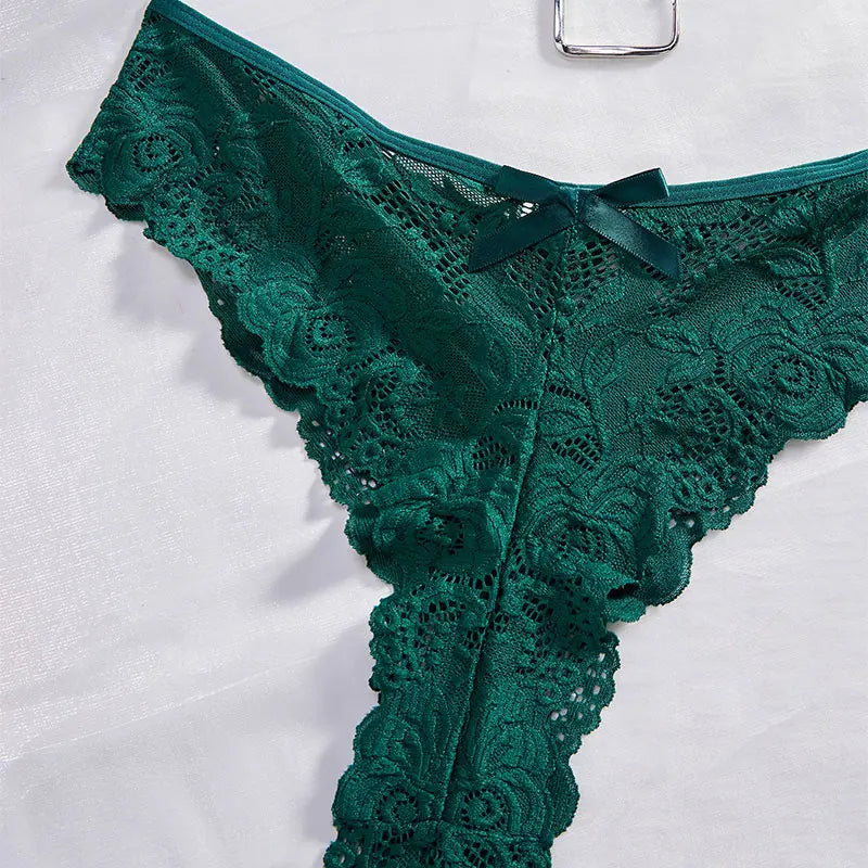 Sexy Sleepwear For Sleeping Night Dress Women Lingеrie Sets Deep V Slip Nightgowns And Panties Lace Ruffle Trim Underwear Pajama.