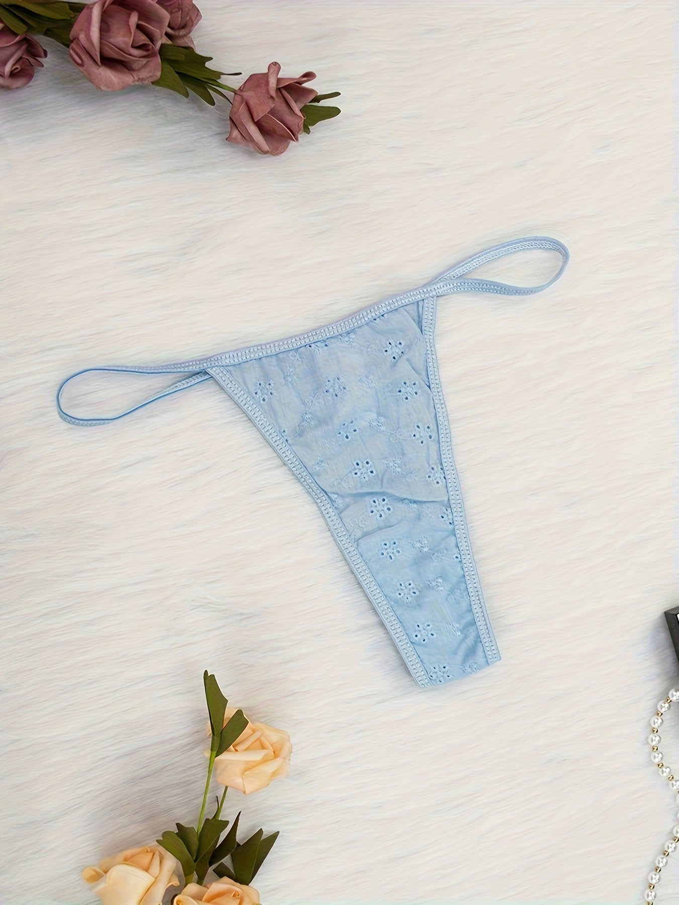 Mid Rise Semi-Sheer Mesh Lingerie Set with Floral Lace Ruffle - Elegant Sleepwear for Women with High Elasticity, Polyester and Elastane Fabric, Enhancing Confidence and Seduction.